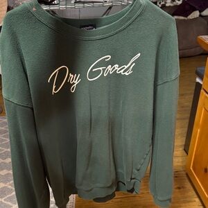 Dry Goods Forest Green Crew Neck Sweater